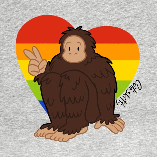 [Pride Cryptids] Bigfoot by Cuteskitty